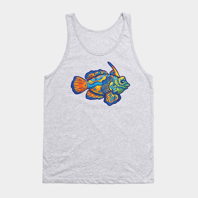 Mandarinfish Tank Top by bytesizetreasure